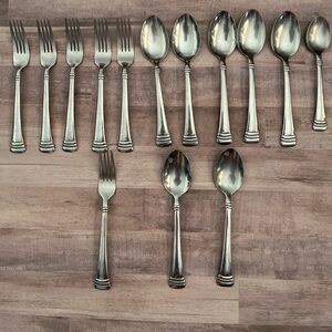Cambridge Stainless Flatware – Rope Design – 14 Piece Mixed Set